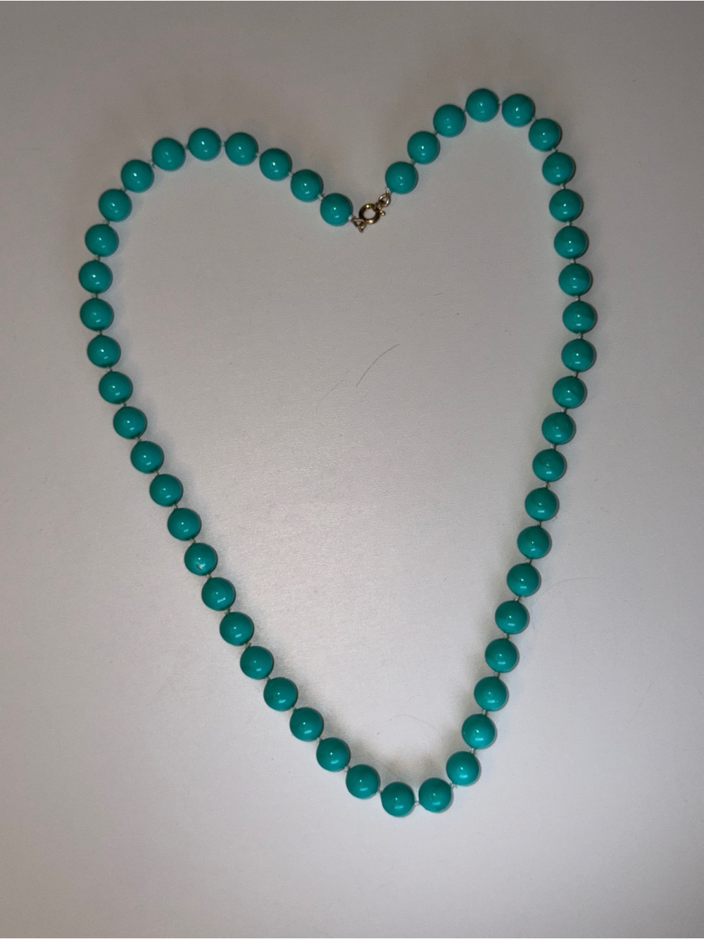 Turquoise Beaded Necklace - Elegant Teal Women’s Necklace